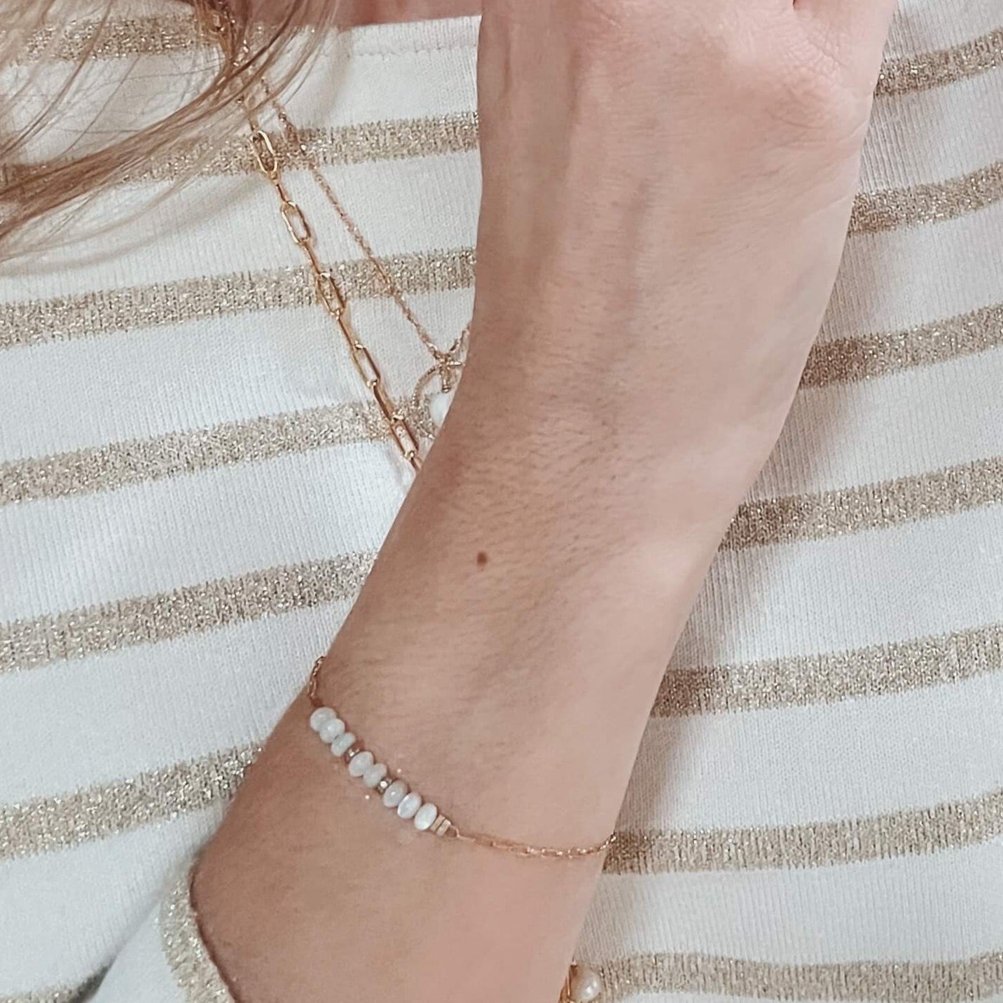 Bracelet en perle de nacre