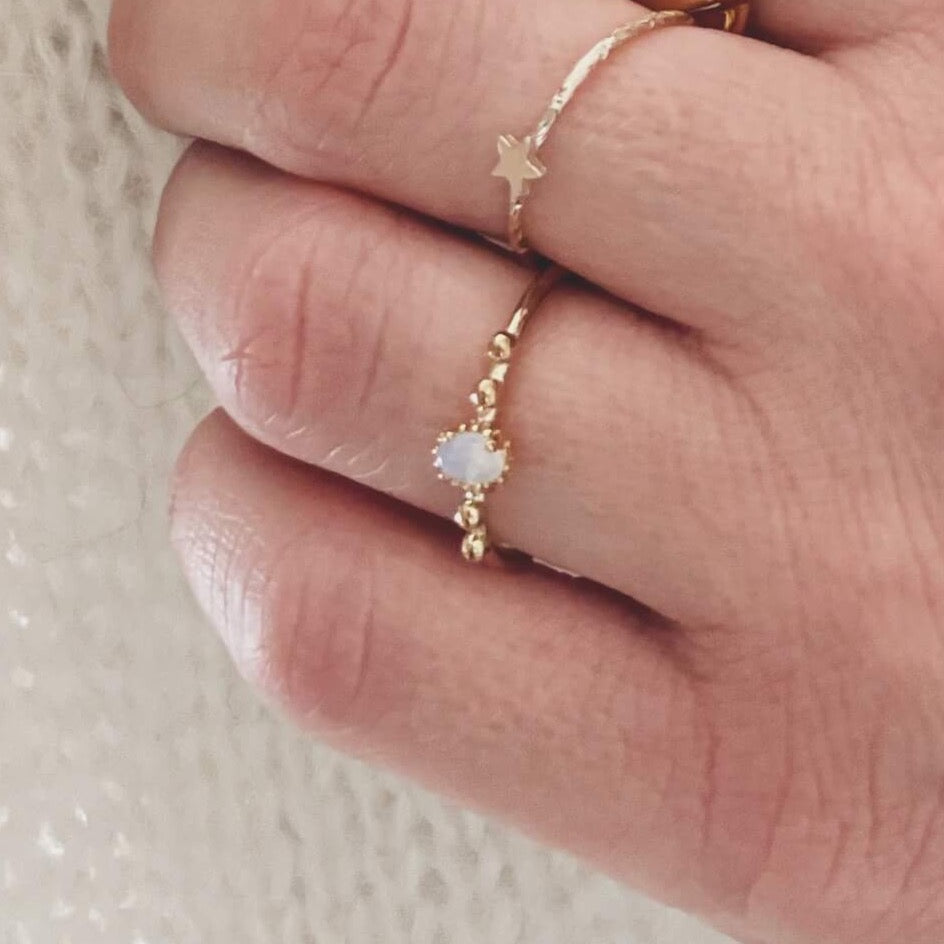 Bague Opaline