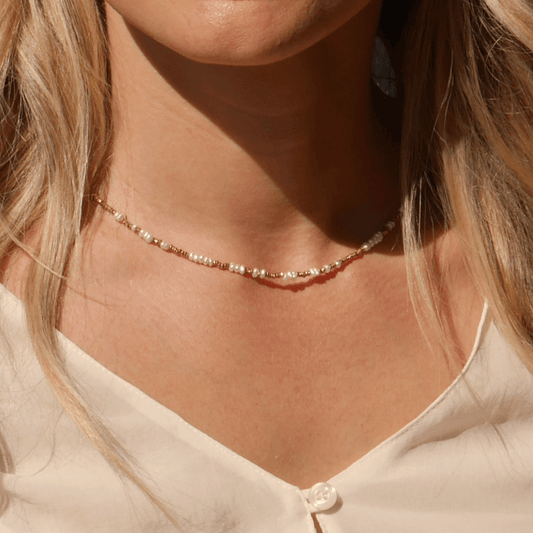 Collier Maya Blanc