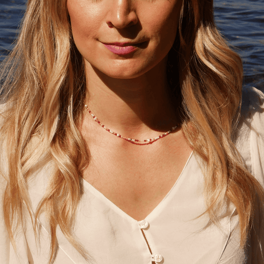 Collier Maya rouille