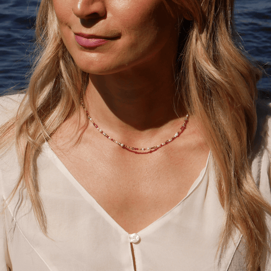 Collier Maya Parme