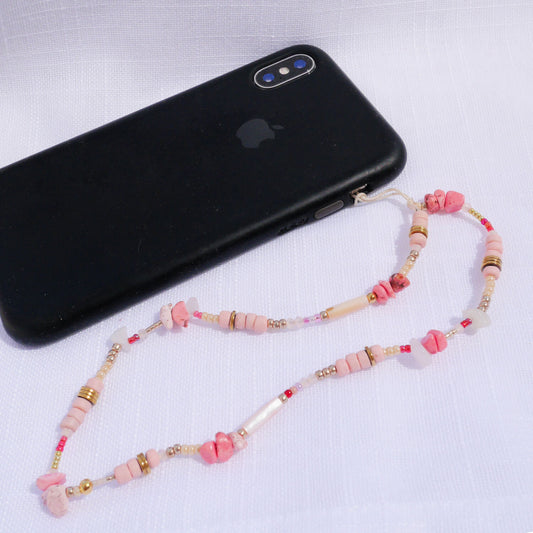 Bijou de téléphone rose