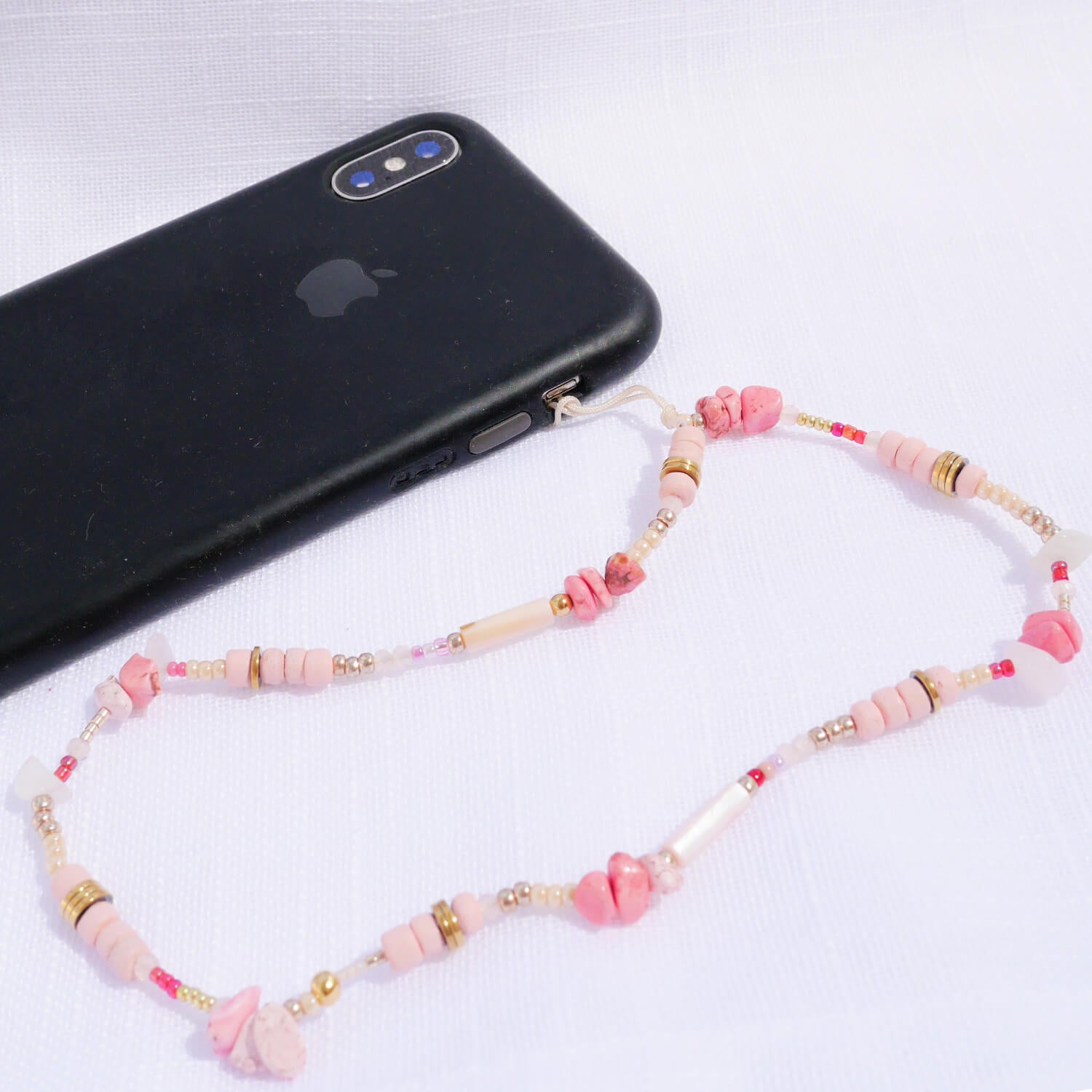 Bijou de téléphone rose