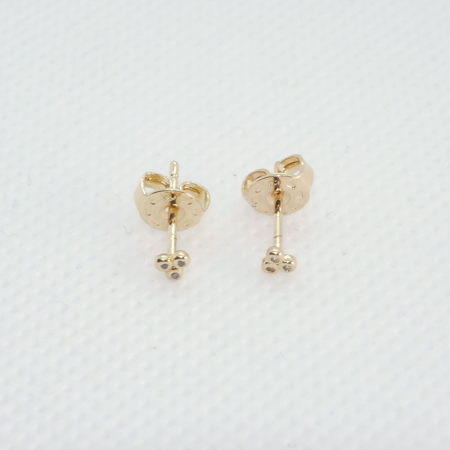 Puce d'oreille Flower Strass