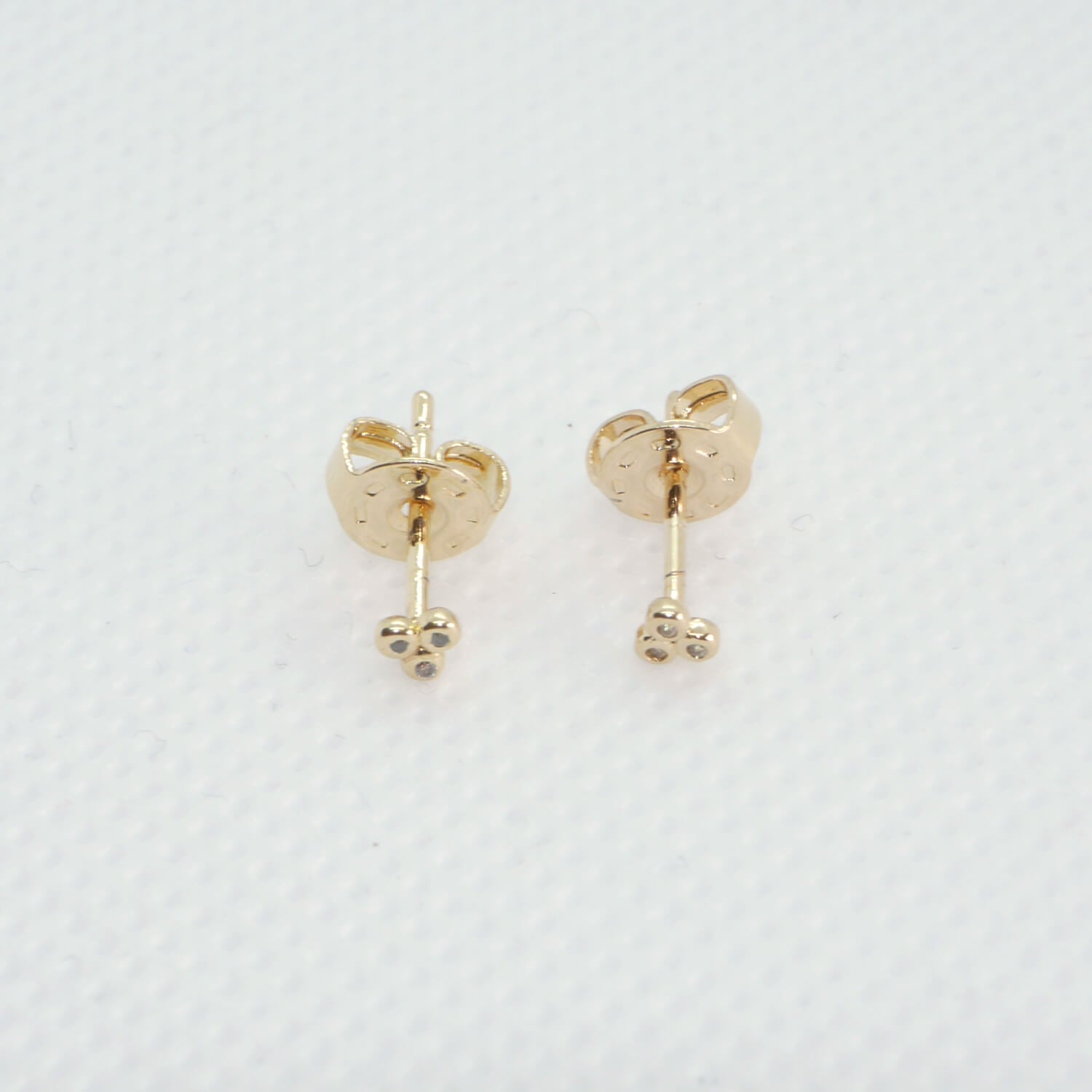 Puce d'oreille Flower Strass