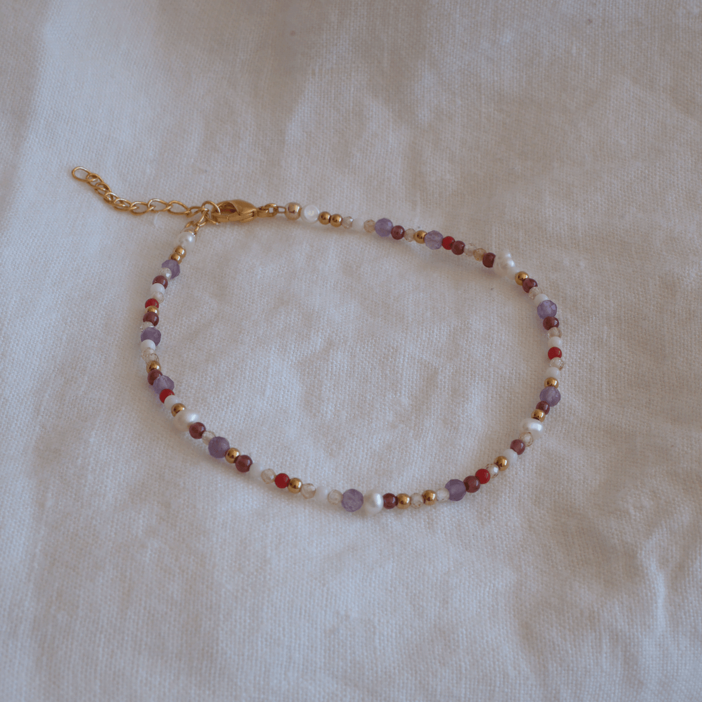 Chaine de cheville Maya Parme