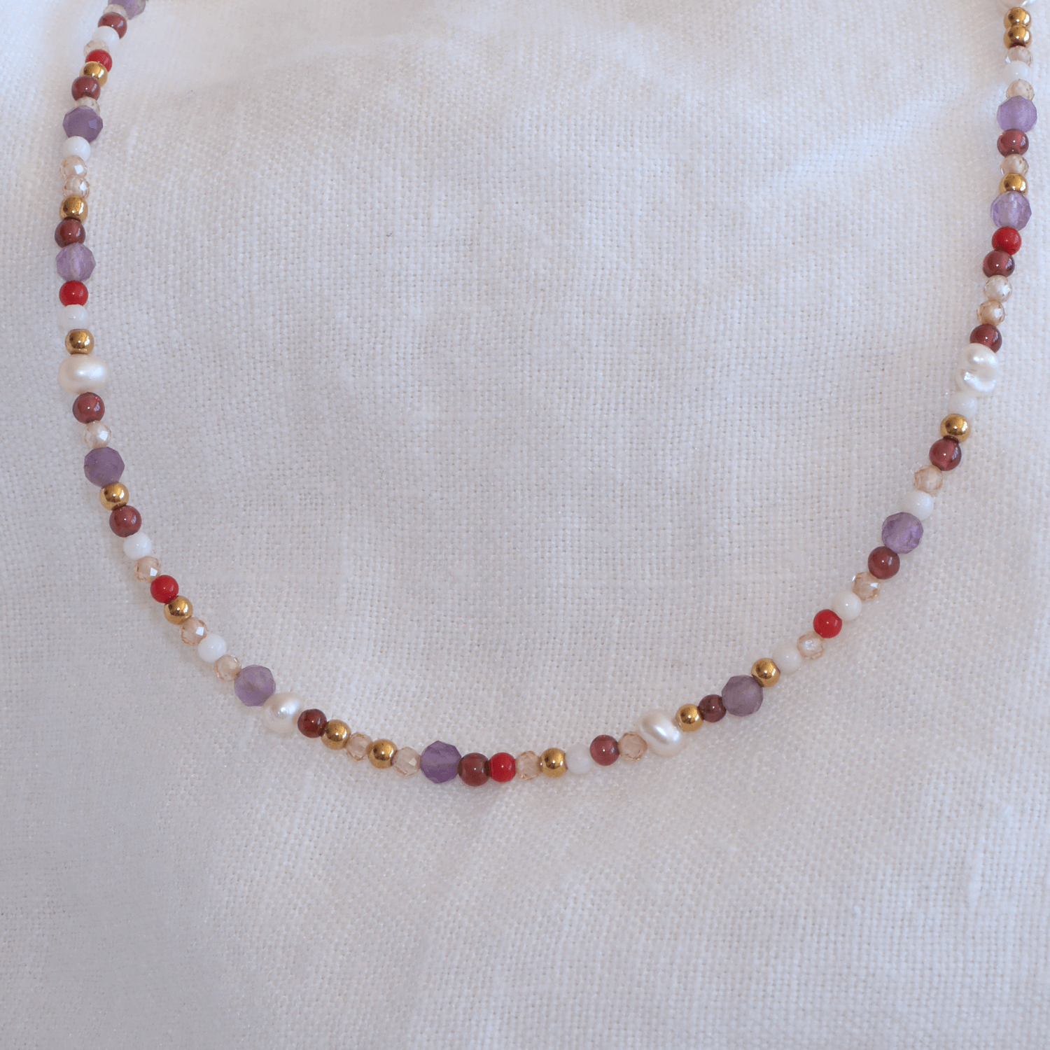 Collier Maya Parme